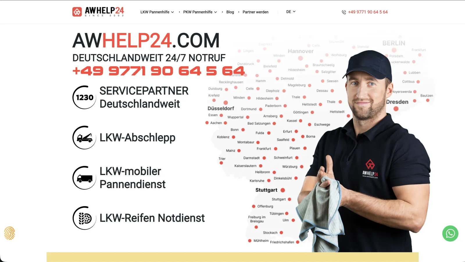 AWHelp24 homepage